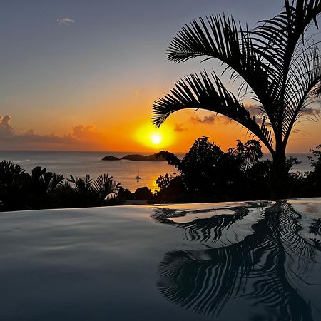 Sunset Palm - Villa Creole Avec Piscine Face Au Coucher De Soleil Et A La Reserve Cousteau Bouillante Dış mekan fotoğraf