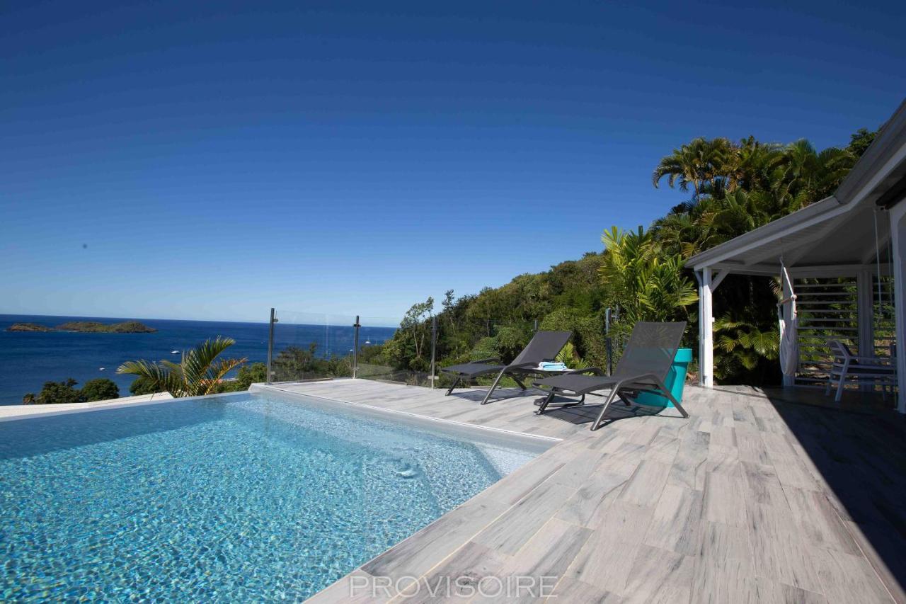Sunset Palm - Villa Creole Avec Piscine Face Au Coucher De Soleil Et A La Reserve Cousteau Bouillante Dış mekan fotoğraf