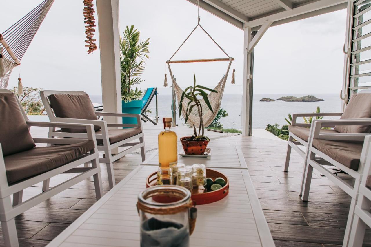 Sunset Palm - Villa Creole Avec Piscine Face Au Coucher De Soleil Et A La Reserve Cousteau Bouillante Dış mekan fotoğraf