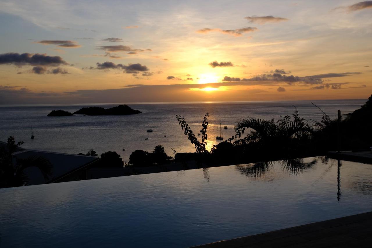 Sunset Palm - Villa Creole Avec Piscine Face Au Coucher De Soleil Et A La Reserve Cousteau Bouillante Dış mekan fotoğraf
